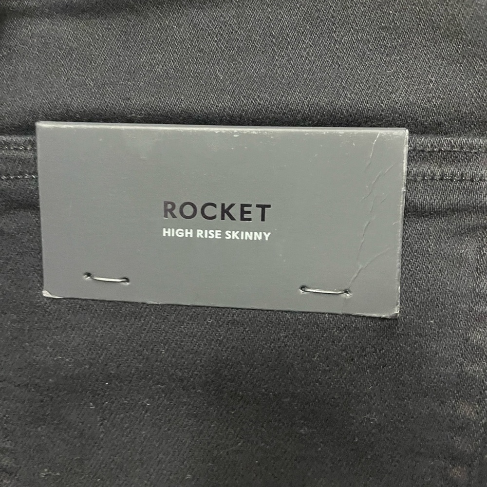 Citizens of Humanity Rocket, high rise, skinny jeans - jet black - new - Picture 9 of 10